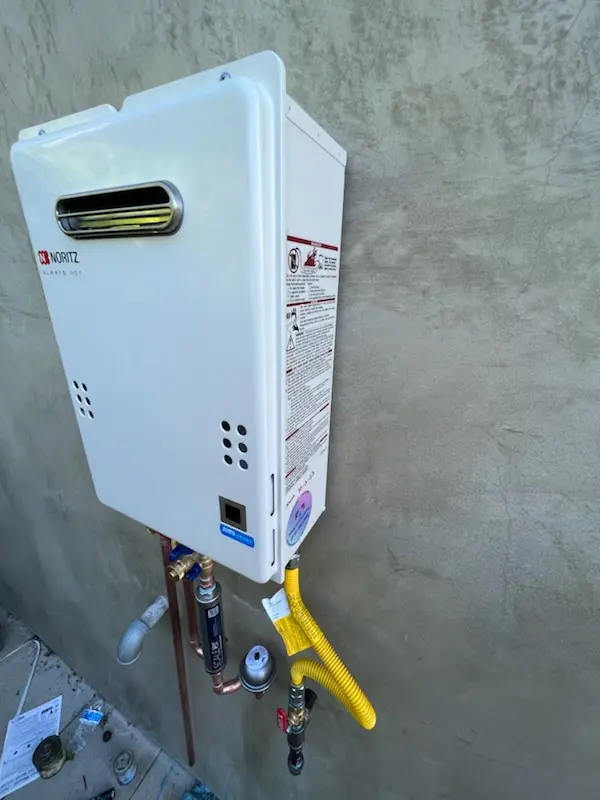 Tankless water heater installation for The Ohio State University homes